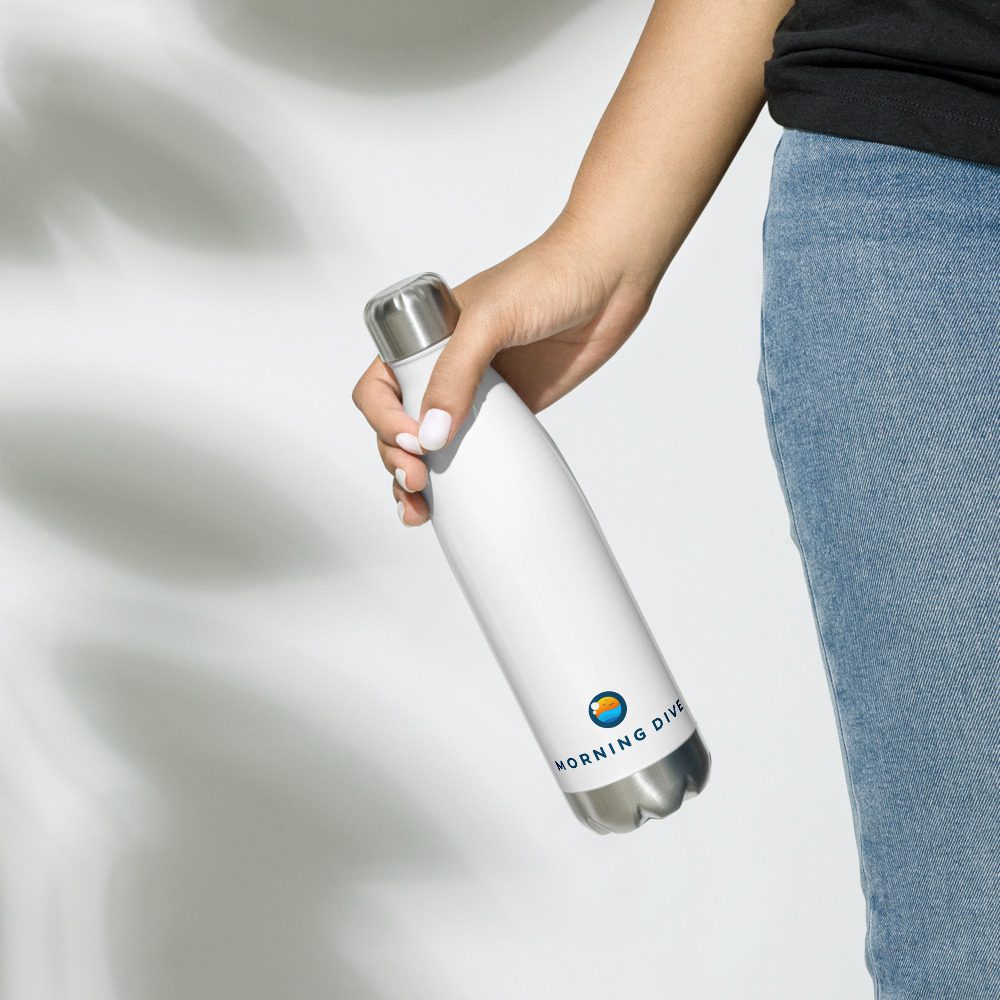 Morning Dive Stainless Steel Water Bottle