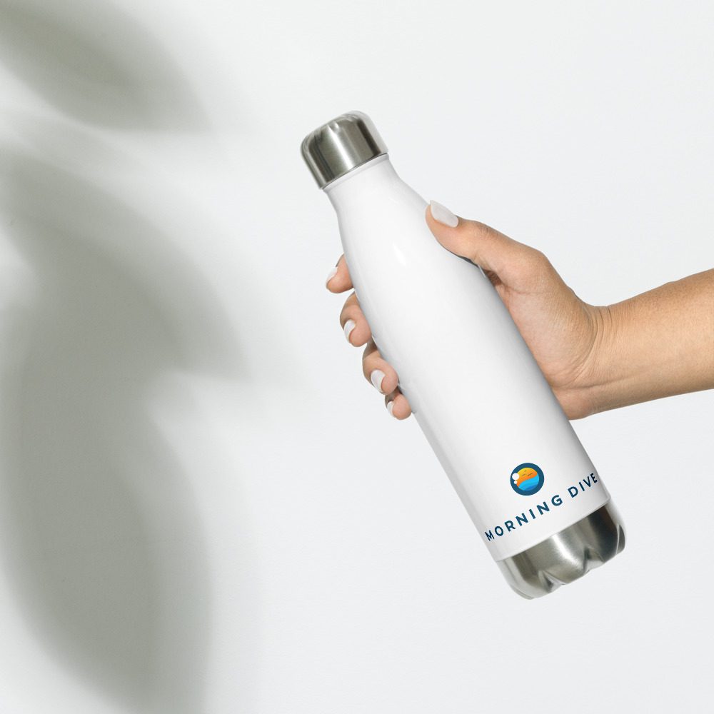 Morning Dive Stainless Steel Water Bottle