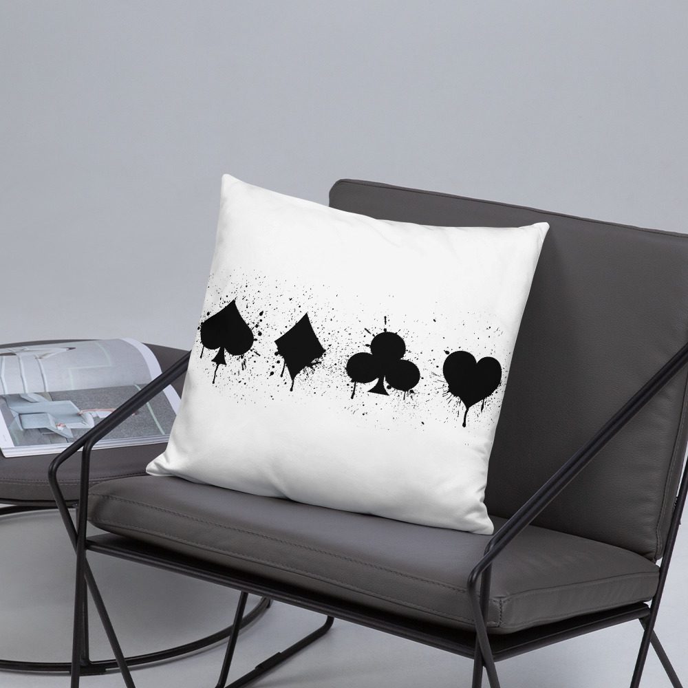 Playing Card Suit Basic Pillow