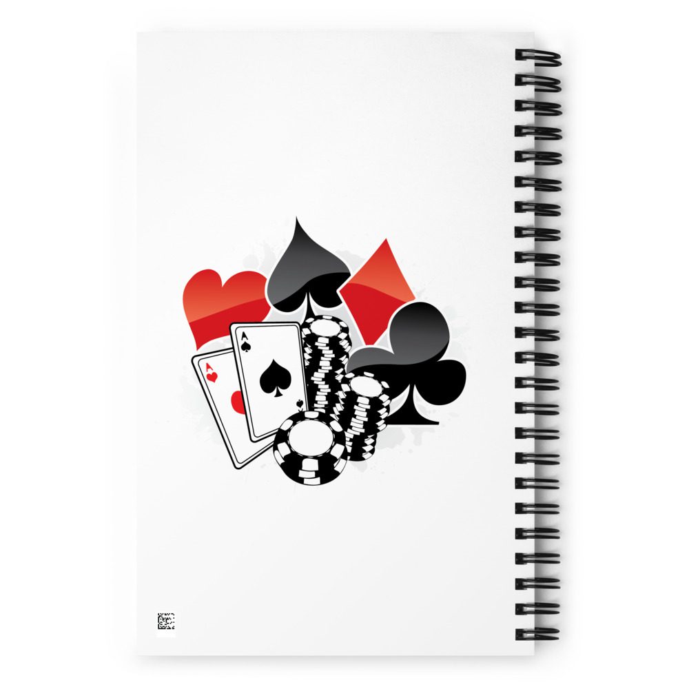 Poker Player Spiral Notebook