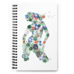 Peace And Love Spiral notebook