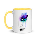 Butterfly Eye Mug with Color Inside