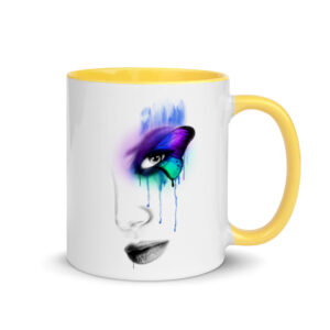 Butterfly Eye Mug with Color Inside